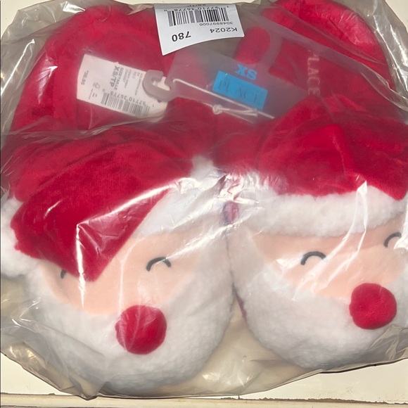 The Children's Place Other - Brand new The Children's Place Red and White Santa Slippers